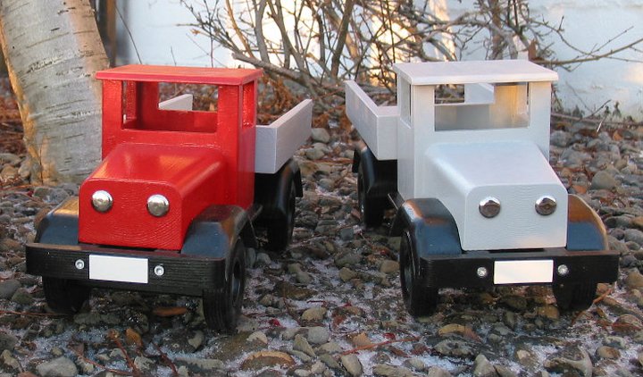 Handmade Toy Trucks
